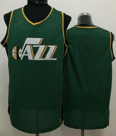 Utah Jazz Blank Green Stitched Revolution 30 NBA Jersey New Style