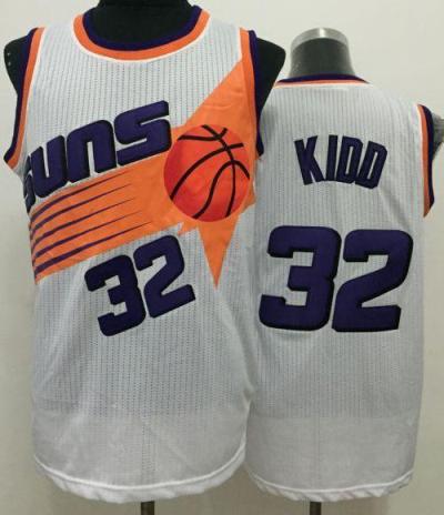 Phoenix Suns #32 Jason Kidd White Throwback Stitched NBA Jersey Phoenix Suns #32 Jason Kidd White Throwback Stitched NBA Jersey