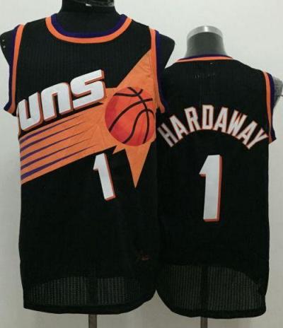 Phoenix Suns #1 Penny Hardaway Black Throwback Stitched NBA Jersey