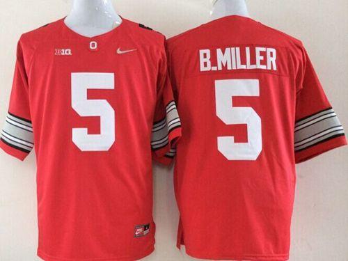 Ohio State Buckeyes #5 Braxton Miller Red Limited Stitched NCAA Jersey