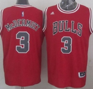 Chicago Bulls #3 Doug McDermott Red Stitched Revolution 30 NBA Jersey New Style