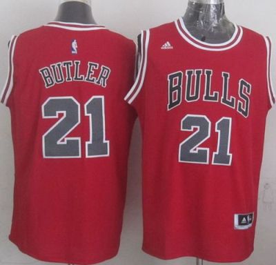 Chicago Bulls #21 Jimmy Butler Red Stitched Revolution 30 NBA Jersey New Style