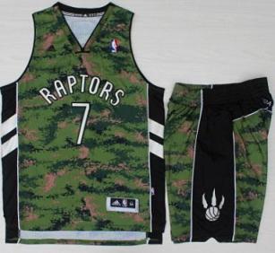Toronto Raptors #7 Kyle Lowry Special Canadian Forces Fourth Jersey Suits