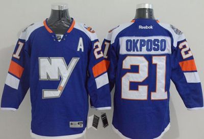 Islanders #21 Kyle Okposo Baby Blue 2014 Stadium Series Stitched NHL Jersey