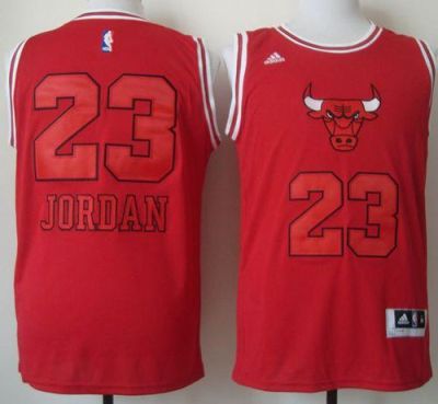 Chicago Bulls #23 Michael Jordan Red Fashion Stitched NBA Jersey