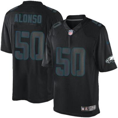 Nike Philadelphia Eagles #50 Kiko Alonso Black Men's Stitched NFL Impact Limited Jersey