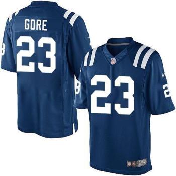 Nike Indianapolis Colts #23 Frank Gore Royal Blue Men's Stitched NFL Game Jersey