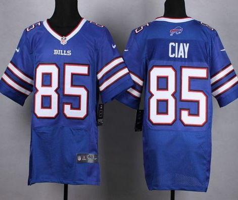 Nike Buffalo Bills #85 Charles Clay Royal Blue Team Color Elite NFL Jersey