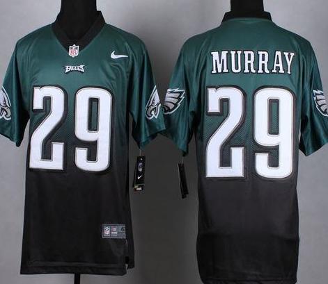 Nike Philadelphia Eagles #29 DeMarco Murray Green Black Elite Fadeaway Fashion NFL Jerseys