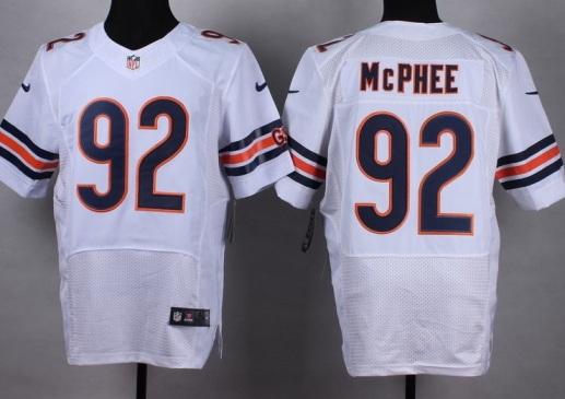 Nike Chicago Bears #92 Pernell McPhee White Stitched NFL Elite Jersey
