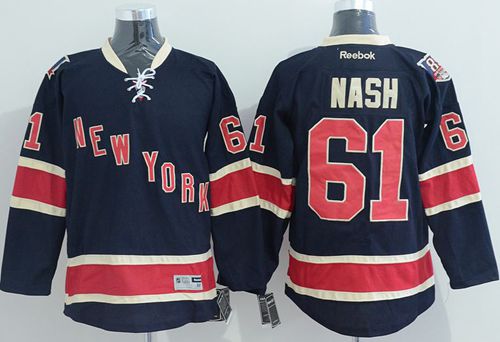 New York Rangers #61 Rick Nash Dark Blue Third Stitched NHL Jersey New York Rangers #61 Rick Nash Dark Blue Third Stitched NHL Jersey