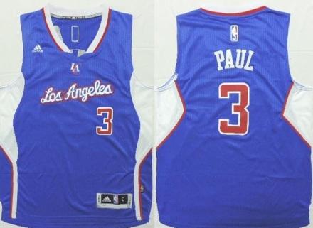 Los Angeles Clippers #3 Chris Paul Blue Revolution 30 Swingman NBA Jerseys New Style
