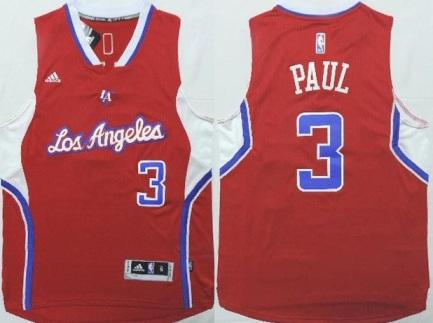 Los Angeles Clippers #3 Chris Paul Red Revolution 30 Swingman NBA Jerseys New Style