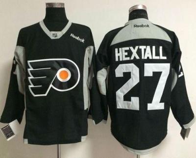 Philadelphia Flyers #27 Ron Hextall Black Practice Stitched NHL Jersey