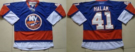 New York Islanders #41 Jaroslav Halak Baby Blue Stitched NHL Jersey