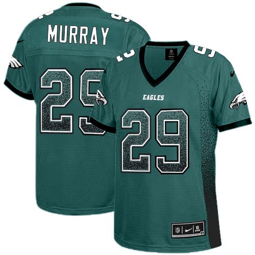 Women's Nike Philadelphia Eagles #29 DeMarco Murray Green NFL Elite Drift Fashion Jersey