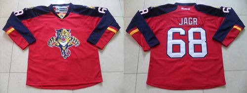 Florida Panthers #68 Jaromir Jagr Red Home Stitched NHL Jersey