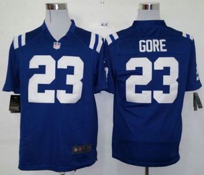 Nike Indianapolis Colts #23 Frank Gore Royal Blue NFL Game Jersey