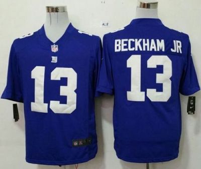 Nike New York Giants #13 Odell Beckham Jr Royal Blue Stitched NFL Game Jersey Nike New York Giants #13 Odell Beckham Jr Royal Blue Stitched NFL Game Jersey