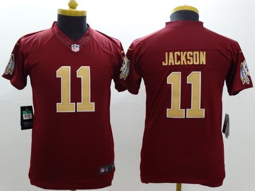 Youth Nike Washington Redskins #11 DeSean Jackson Red Stitched NFL Limited Jersey