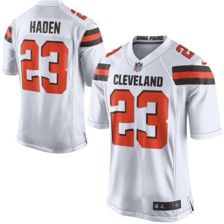 Nike Cleveland Browns #23 Joe Haden White Men's Stitched NFL New Elite Jersey
