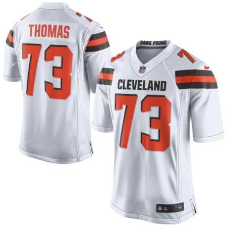 Nike Cleveland Browns #73 Joe Thomas White Men's Stitched NFL New Elite Jersey