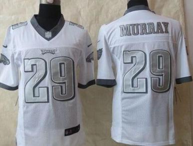 Nike Philadelphia Eagles #29 DeMarco Murray White NFL Limited Platinum Jersey