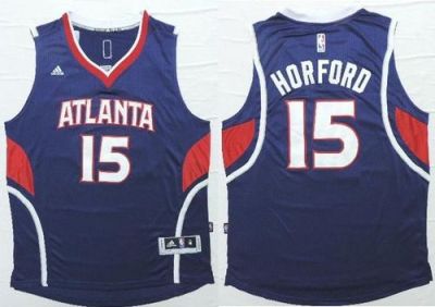 Atlanta Hawks #15 Al Horford Blue Revolution 30 Stitched NBA Jersey