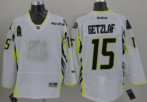 Anaheim Ducks Ducks #15 Ryan Getzlaf White 2015 All Star Stitched NHL Jersey