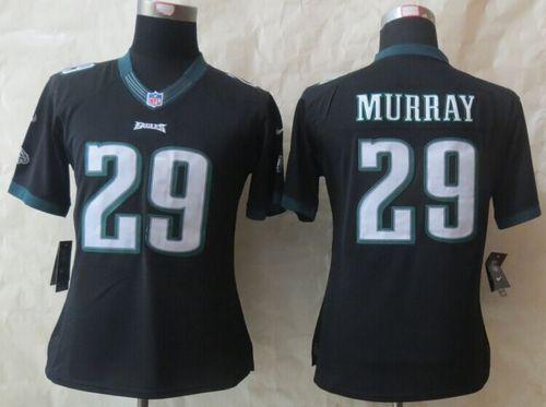 Women's Nike Philadelphia Eagles #29 DeMarco Murray Black Stitched NFL Limited Jersey