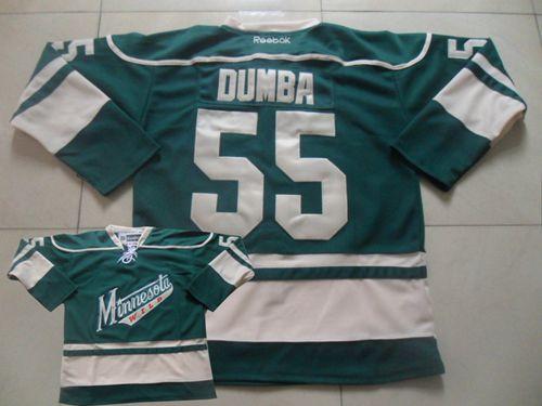 Minnesota Wild #55 Matt Dumba Green Stitched NHL Jersey