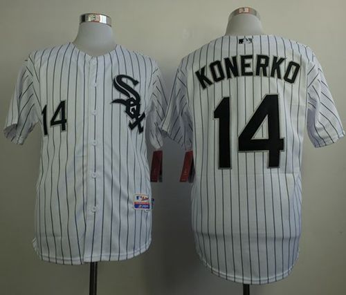 Chicago White Sox #14 Paul Konerko Stitched White Baseball Jersey