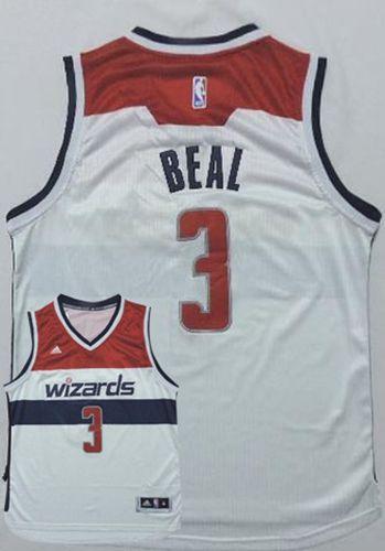 Washington Wizards #3 Bradley Beal White Home Stitched NBA Jersey
