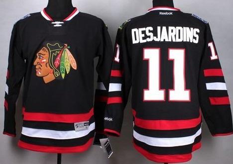 Chicago Blackhawks #11 Andrew Desjardins Black Stadium Series Stitched NHL Jersey Chicago Blackhawks #11 Andrew Desjardins Black Stadium Series Stitched NHL Jersey