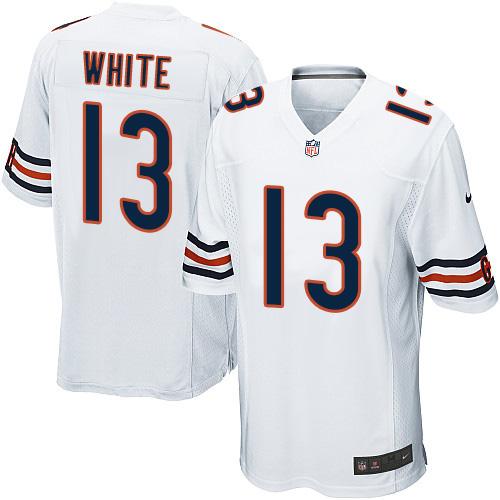 Youth Nike Chicago Bears #13 Kevin White White Stitched NFL Jersey