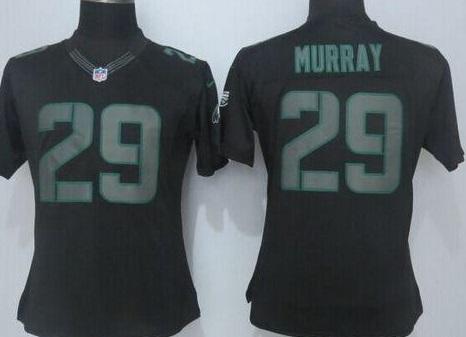 Women's Nike Philadelphia Eagles #29 DeMarco Murray Black Impact Stitched NFL Limited Jersey