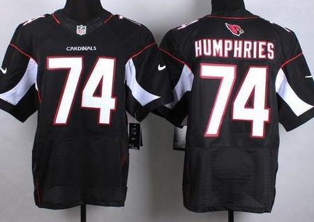 Nike Arizona Cardinals #74 D.J. Humphries Black Stitched NFL Elite Jersey
