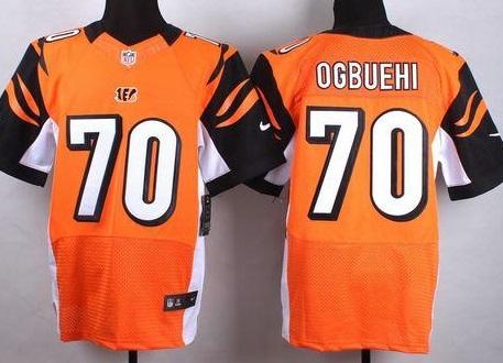 Nike Cincinnati Bengals #70 Cedric Ogbuehi Orange Stitched NFL Elite Jersey