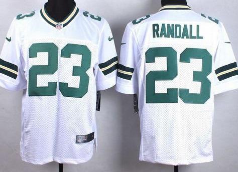 Nike Green Bay Packers #23 Damarious Randall White Stitched NFL Elite Jersey