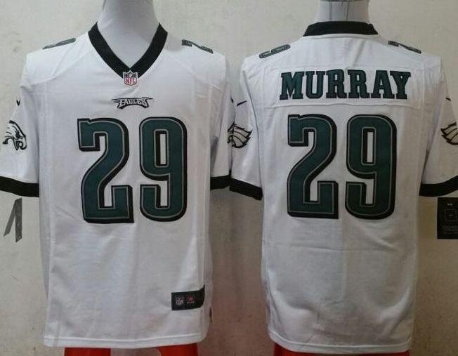 Nike Philadelphia Eagles #29 DeMarco Murray White Men's Stitched NFL Game Jersey