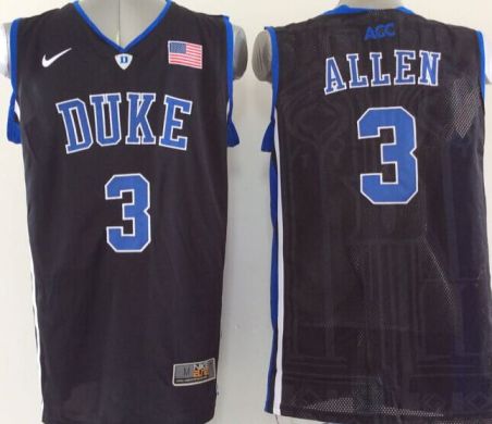 Duke Blue Devils #3 Grayson Allen Black Stitched Basketball NCAA Jersey