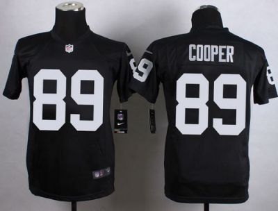 Youth Nike Oakland Raiders #89 Amari Cooper Black Stitched NFL Jersey