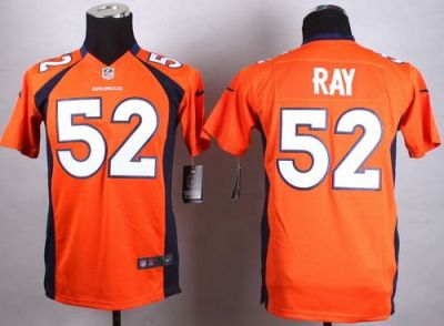 Youth Nike Denver Broncos #52 Shane Ray Orange Stitched NFL Jersey