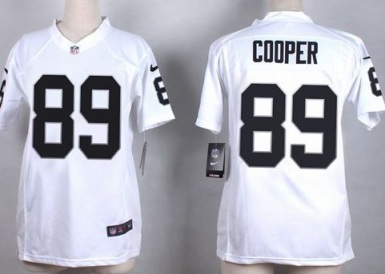 Women's Nike Oakland Raiders #89 Amari Cooper White Stitched NFL Jersey