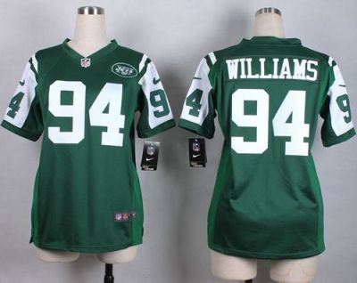 Women's Nike New York Jets #94 Leonard Williams Green Stitched NFL Jersey