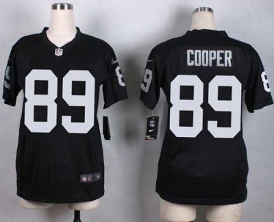 Women's Nike Oakland Raiders #89 Amari Cooper Black Stitched NFL Jersey