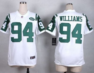 Women's Nike New York Jets #94 Leonard Williams White Stitched NFL Jersey