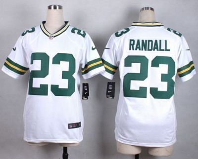 Women's Nike Green Bay Packers #23 Damarious Randall White Stitched NFL Jersey