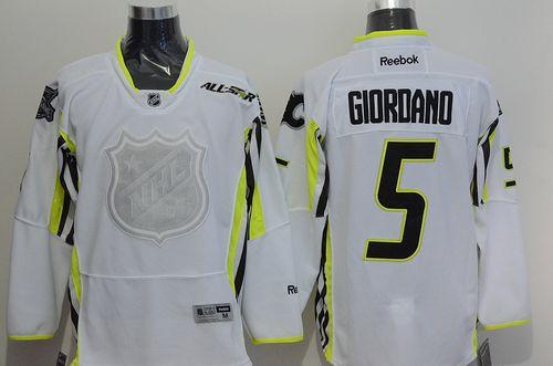 Calgary Flames #5 Mark Giordano White 2015 All Star Stitched NHL Jersey