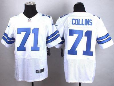 Nike Dallas Cowboys #71 La'el Collins White Men's Stitched NFL Elite Jersey